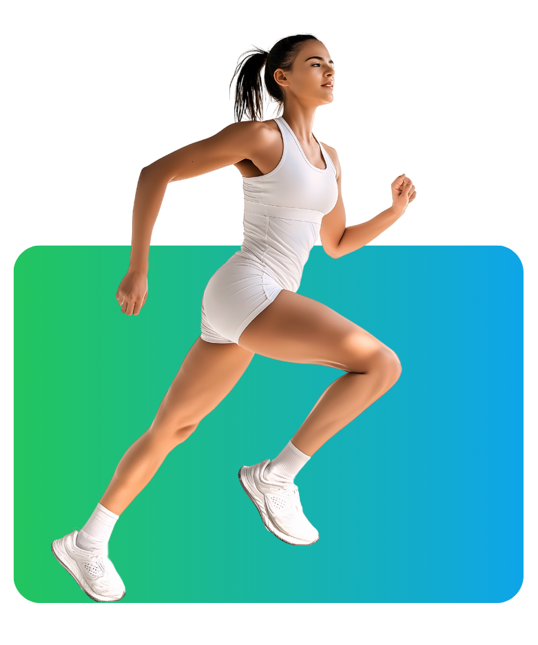 Atleta entrenando con Portal Wellness